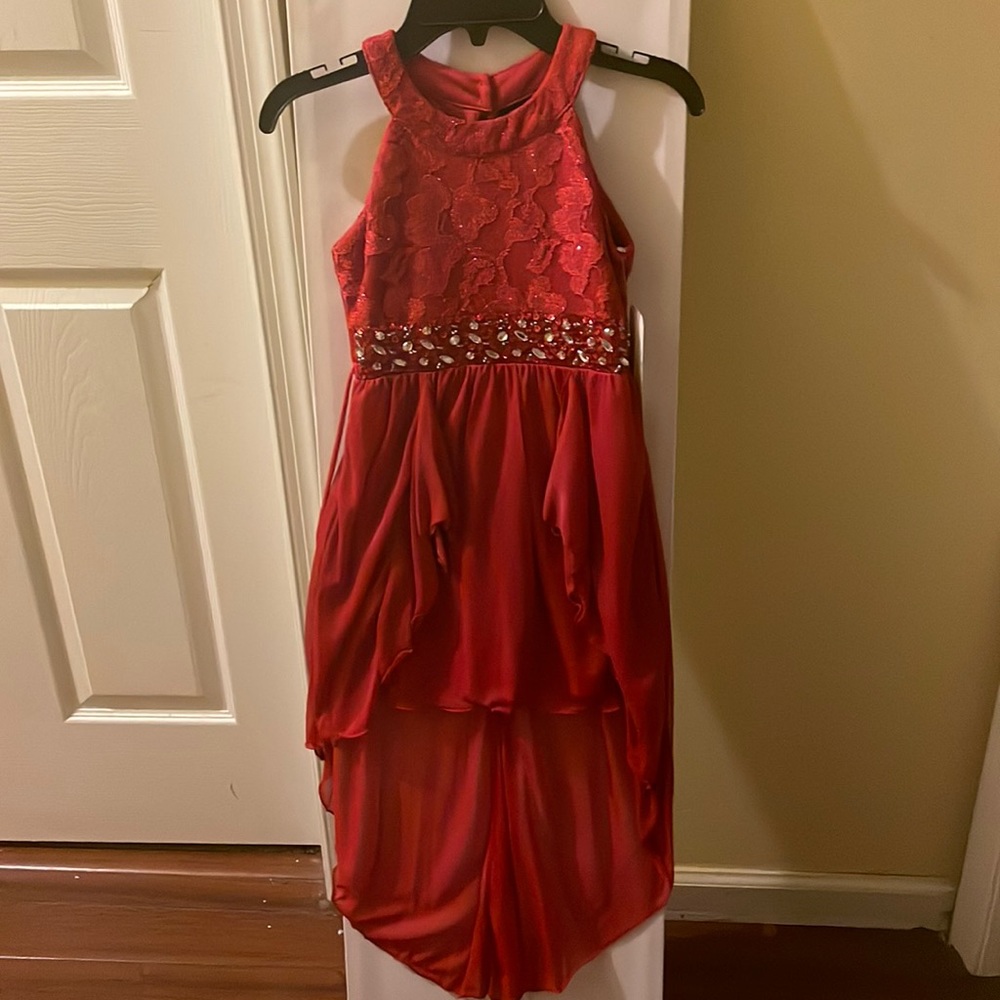 (NWT) Girls size 7 Red My Michelle girls dress